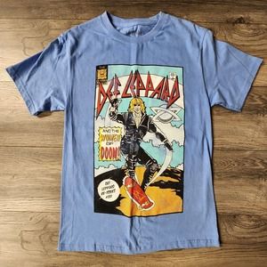 Def Leppard Women Of Doom T Shirt SZ S/P